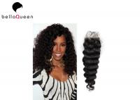 China Unprocessed Curly Brazilian Lace Closure No Shedding And No Tangle factory