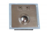 China 25.0mm 2 Mouse Button Trackball IP67 Dynamic Waterproof Stainless Steel factory
