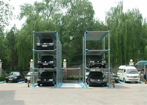 Quality PJS Pit Car Parking System 2 Cars Underground Hydraulic for sale