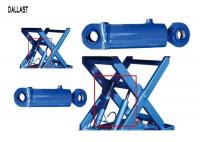 China Hydraulic Mobile Scissor Lift Cylinder Double Acting Stroke 600 mm for Industry factory