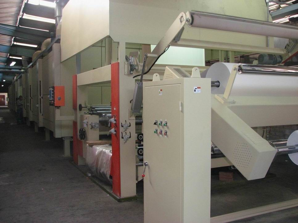China Horizontal Melamine Urea Resin Impregnated Paper Impregnation Coating Line factory