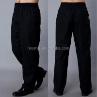 China garment factory supply new design chef nuniform pants delivery unifourm pants chef pants factory