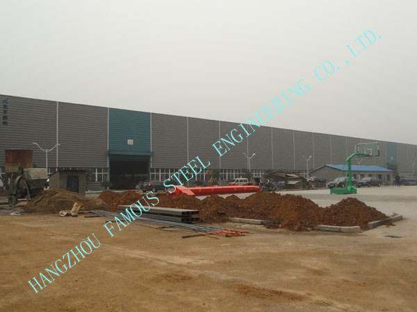 Quality A36 Grade Prefab Steel Buildings ASTM 83' X 92' with H section Beams for sale