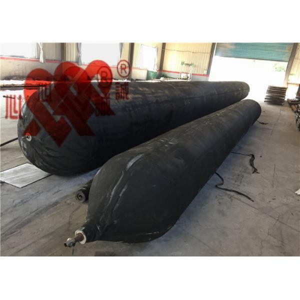 Quality ISO9001 Black Marine Rubber Airbags Ship Launching Balloon For Heavy Duty for sale