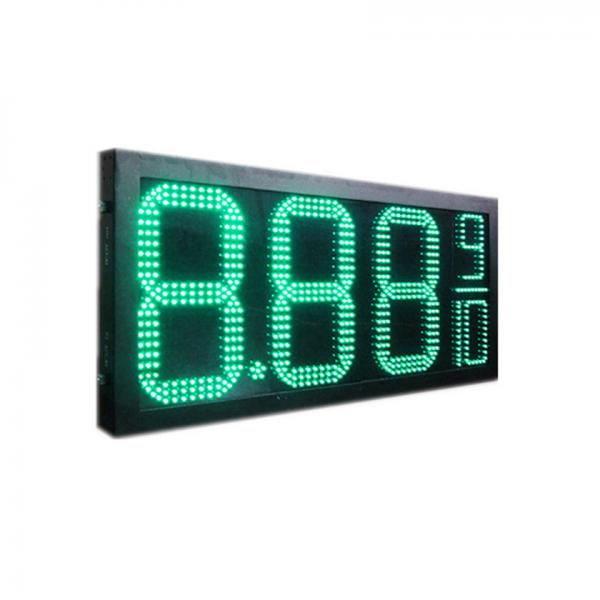 Quality 12 INCH RED COLOR FOUR DIGITS LED GAS PRICE DISPLAY FOR PETROL STATION for sale
