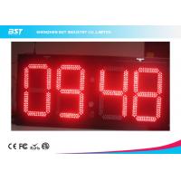 China Electronic Outdoor Large Led Digital Wall Clock Timer , Waterproof IP67 factory
