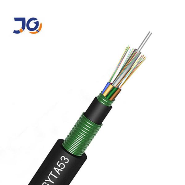 Quality Length 2km 12 Core G652D Direct Burial Armored Fiber Optic Cable for sale