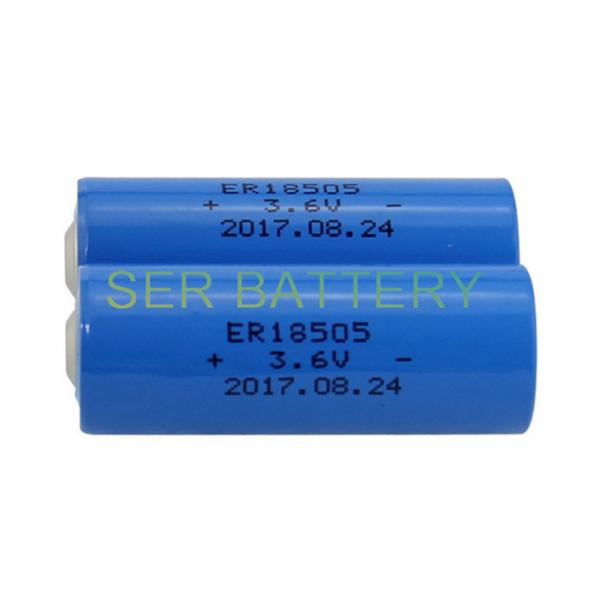Quality High Energy A Size ER18505 Battery , 3800mAh 3.6 Volt Lithium Battery 10 Years for sale