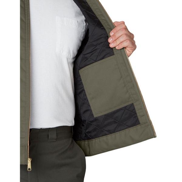 Quality Custom Logo Bomber Jacket Men OEM Zip Up Jackets Stylish Canvas Jackets Coat For for sale