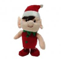 Quality 0.2M 7.87 Inch Christmas Plush Toys Elf On The Shelf Stuffed Animal PP Cotton for sale