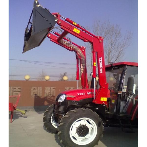 Quality TZ04D Farm Tractor Attachments , 0.16m3 Tractor Front End Loader Bucket for sale