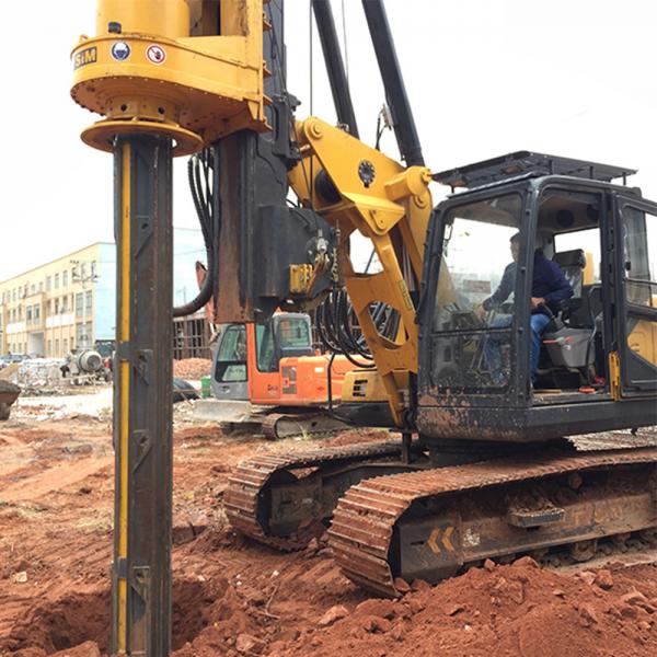 Quality 60 KN.M Torque Hydraulic Bore Pile Machine Rotary Mobile Drilling Rig 2700mm for sale