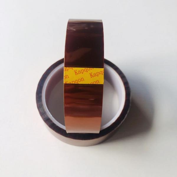 Quality Single Side Coated Polyimide Film Adhesive Tape Amber Transparent for sale