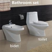China Hot sale Elegent Sanitary Ware Ceramic Bathroom Sets Washdown One piece Toilet with Bidet factory