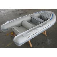 China Gray / Red 5 Person Inflatable Boat Semi FRP Boats With YAMAHA Motor factory