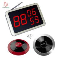 China Hot sale long range wireless restaurant waiter service electronic number display system with call button factory