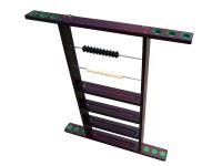Buy cheap Billiard Cue Rack Wall Mount , 6 Pool Cue Wall Holder Wall Rack With Clips from wholesalers