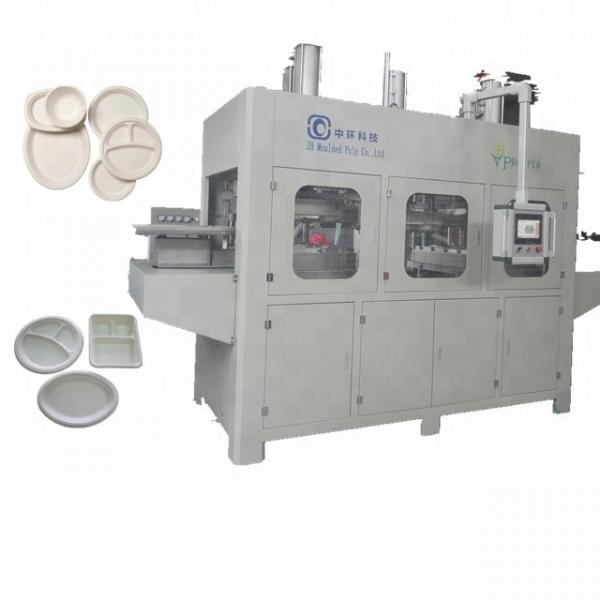 Quality Biodegradable Disposable Container Making Machine , Paper Plate Forming Machine 380V for sale