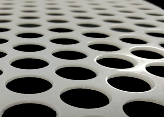 Quality PVC Perforated Plastic Mesh Sheet Round Hole 1000*2000mm 1220*2440mm for sale