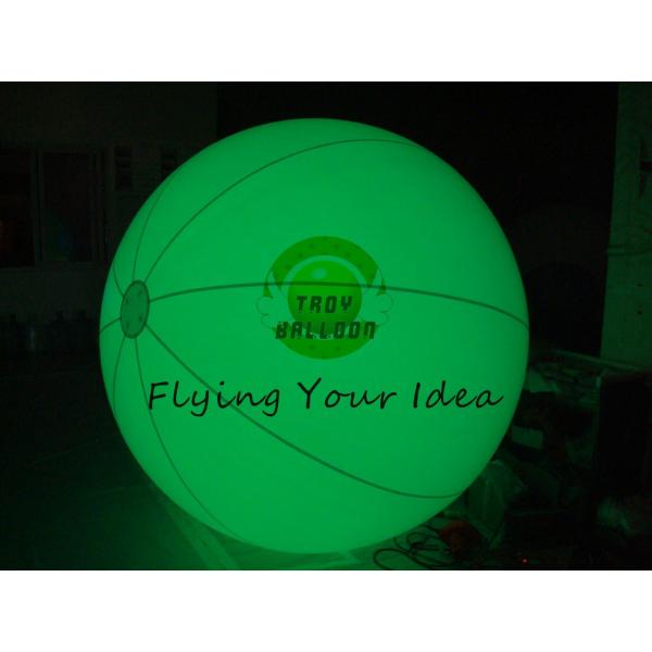 Quality 2m PVC Inflatable Advertising Lighting Balloon Crowded Throw For Celebration Day for sale