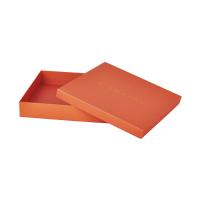 Quality Hard Cardboard Paper Packing Boxes Orange Color With Custom Logo for sale