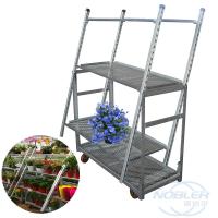 China 1350*565*1900mm Metal Mesh Type Dutch Flower Trolley Rust Proof factory