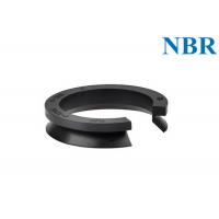 China ORK Black Molding Rubber Parts , Nitrile Rubber V Ring Wear Resistance factory