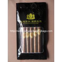 Quality Resealable Plastic Cigar Bags With Humidity Controlled System For Nicaragua for sale