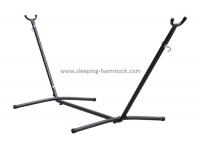China Space Saving Stand Alone At Home Strong Steel Hammock Stand , Hammock Support Frame factory