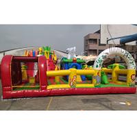 Quality Custom Design Commercial Inflatable Theme Park With 0.55mm PVC for sale