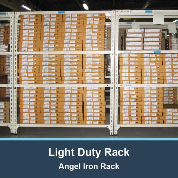 Quality Light Duty Rack Angel Iron Rack Carton Box Storage Racking Long Span Rack Warehouse Storage Rack for sale