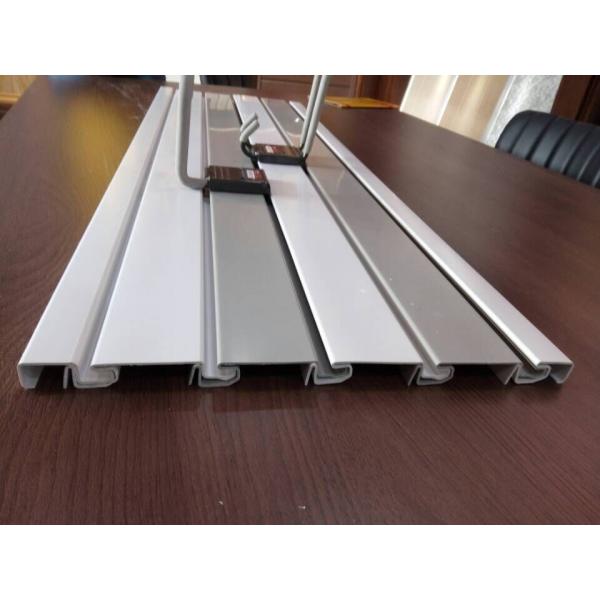 Quality Store Fixture PVC Wall Cladding Panels , 4x8 Pvc Slatwall For Garage Wall for sale