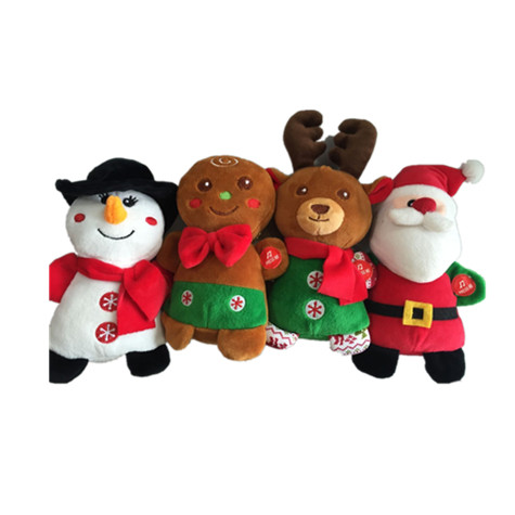 Quality 7.09'' Singing Christmas Plush Toys for sale