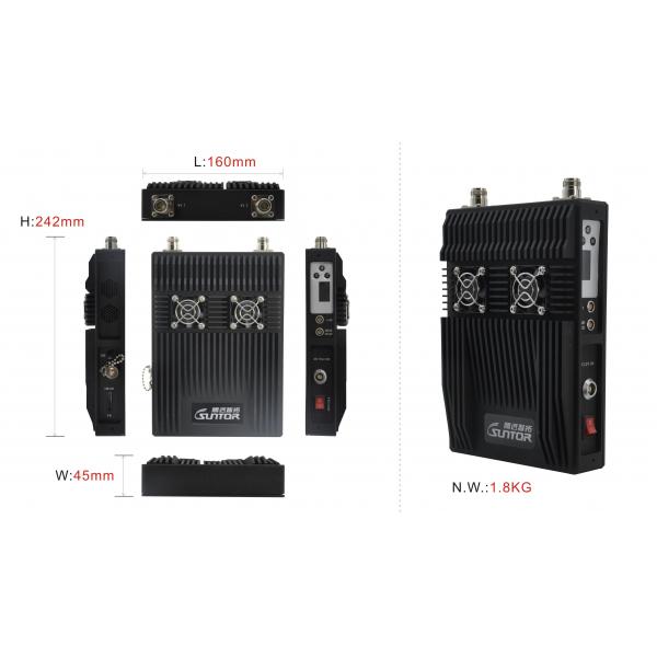 Quality UHF Frequency Professional COFDM Video Transmitter Wireless For Defense for sale