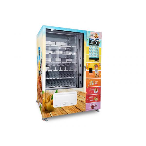 Quality Intelligent Credit Card Milk Drinks Orange Juice Vending Machine With Touch for sale