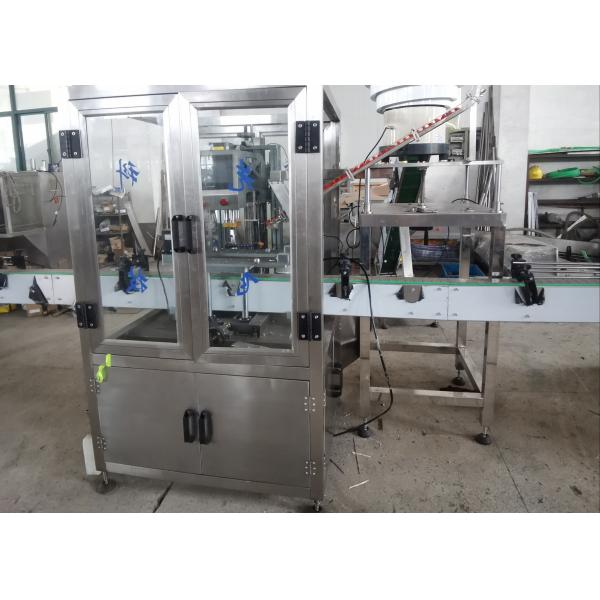Quality 1.2KW Inline Capping Machine 500Kg Bottle Filling And Capping Machine for sale