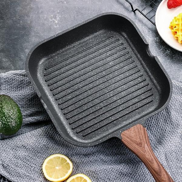 Quality Brand New Multi function Skillet Grill Pan Kitchen Cooking Ware Cast Iron Non-Stick Frying Pan for sale