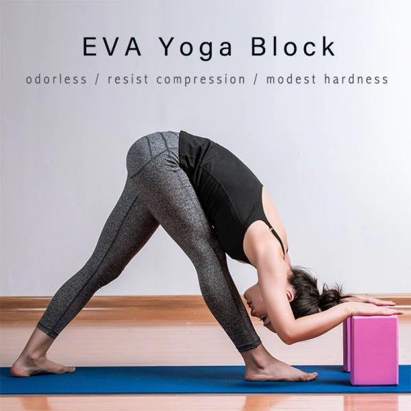 Quality Fitness Yoga Exercise Blocks , Eco Friendly Yoga Blocks Foam Brick Stretching for sale