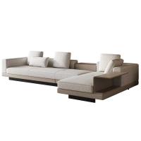 Quality Italian Minimalist Luxury Hotel Furniture Corner Living Room Large Sofa for sale