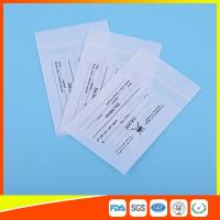 China Waterproof Medical Ziplock Bags Dispensing Envelope / Drug / Tablet Plastic Pill Bags factory