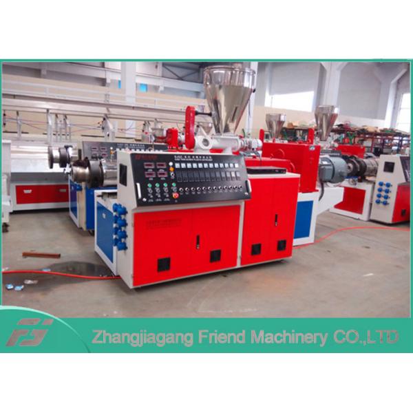 Quality Simple Operation Plastic Extruder Machine Conical Twin Screw Extruder for sale