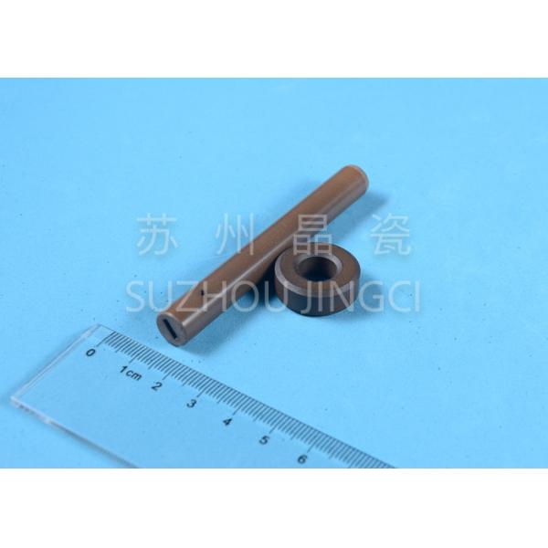 Quality 95% Brown Alumina Ceramic Shaft φ10 and bearing Circulating Pump Component High for sale