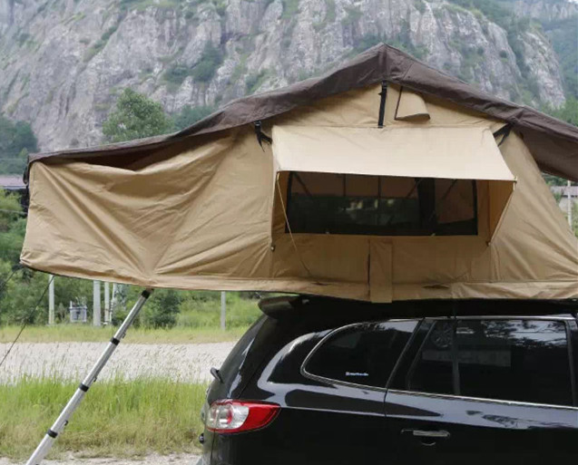 Buy cheap Portability 2-3 Person Large Turnover Roof Top Tent Soft Shell For 4x4 from wholesalers