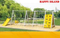 China Childrens Swing Set Length Customized Children Swings Sets With Climbing Frame RHA-15903 factory