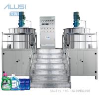 Quality 0-1440rpm High Shear Homogenizer Emulsifier Mixer GMP Standard liquid soap mixer for sale