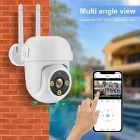 China Waterproof WiFi Support 128 Memory Card CCTV Security IP Camera Outdoor Dual Lens Network Camera factory