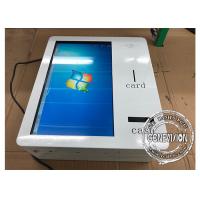 China 21.5 Inch Wall Mount Smart IR Touchscreen Self Service Machine With Cash Receiver factory
