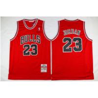 China Men's Chicago Bulls #23 Michael Jordan Red 1997-98 Mitchell&Ness Throwback Jersey factory