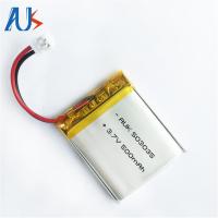 China Ultra Thin Li Polymer Battery 3.7v 500mah 503035 For Bluetooth Device factory