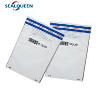 China Custom Cash Tamper Evident Bank Deposit Money Security Bags With Serial Number factory